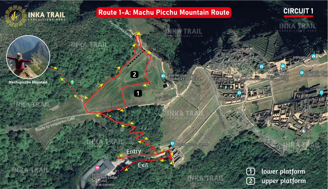 Machu Picchu circuit route 1-A