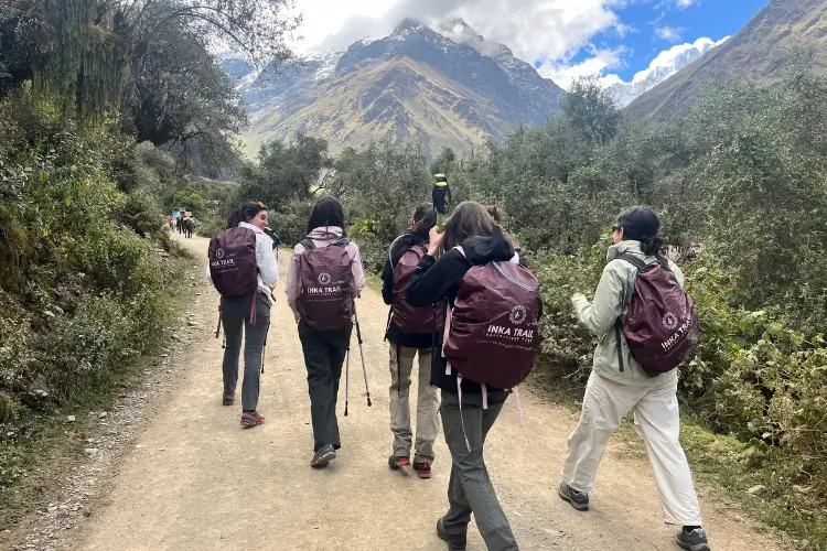 Challacancha, the starting point of the Salkantay Trek with stunning mountain views.