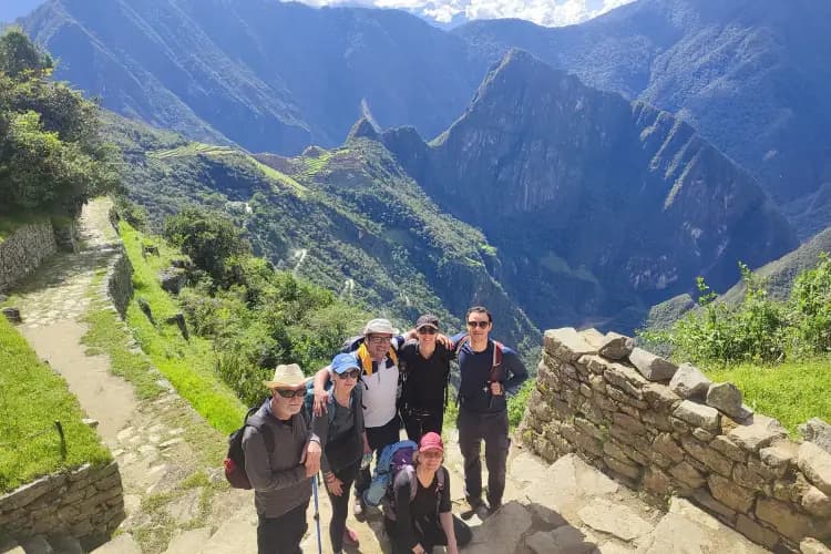 View of Machu Picchu from the Sun Gate (Inti Punku) on the 2-day Inca Trail