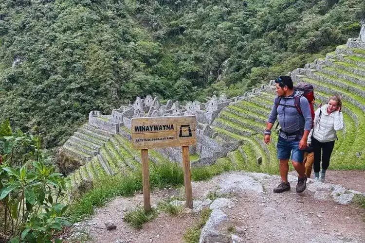 Wiayhuayna archaeological site along the 2-day Inca Trail to Machu Picchu